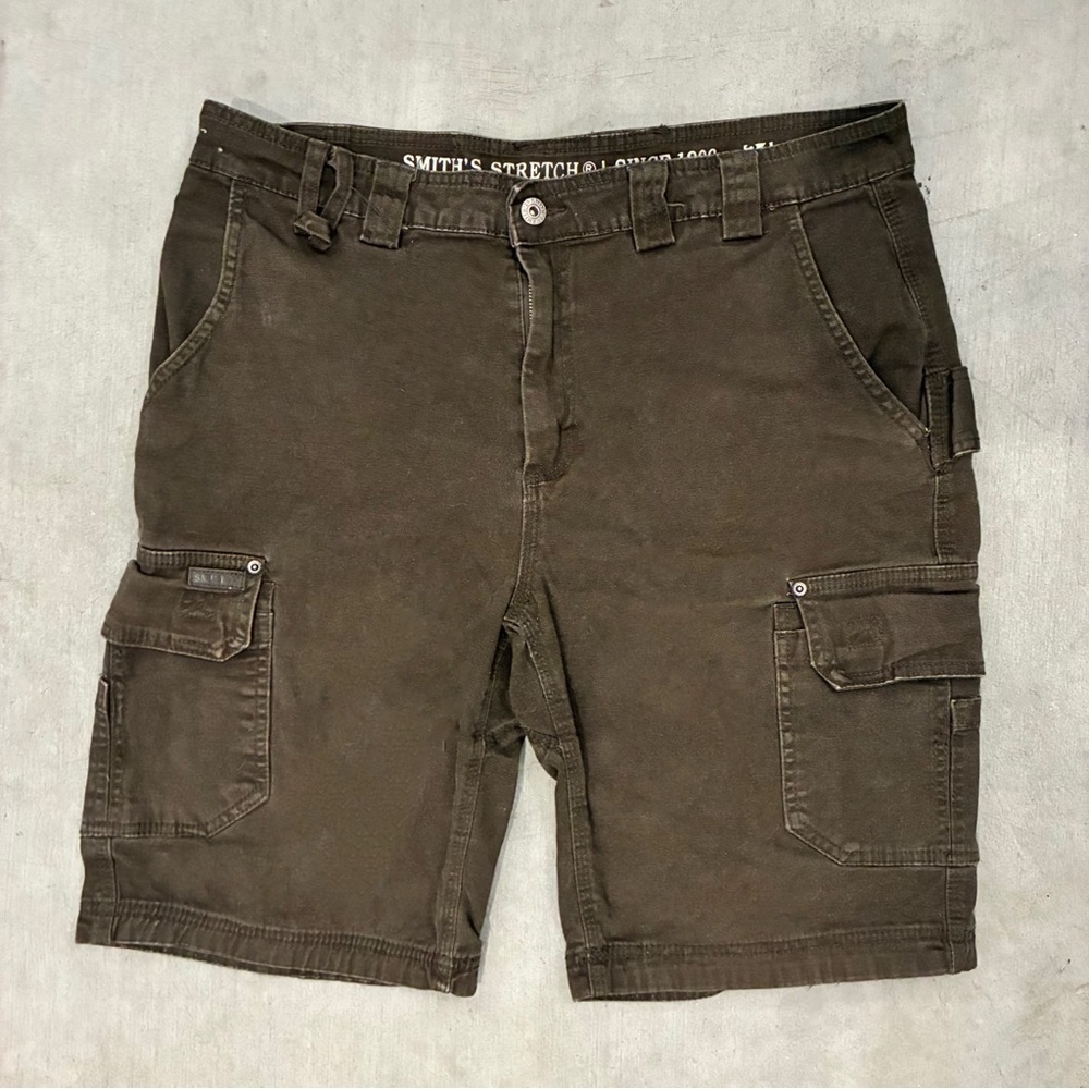 SMITH Men's Dark Brown Cargo Shorts